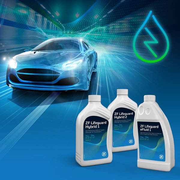 ZF Aftermarket rozszerza zakres rozwiązań dedykowanych e-mobilności, wprowadzając do oferty e-oleje – ZF Lifeguard eFluid oraz ZF Lifeguard Hybrid.