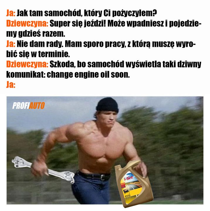 Jakiej czynności w obsłudze samochodu nie należy odwlekać w czasie❓#ProfiAuto #serwis #olej…