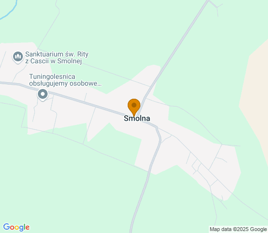 Mapa dojazdu do warsztatu samochodowego w miejscowości Oleśnica