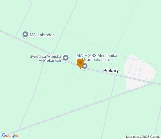 Mapa dojazdu do warsztatu samochodowego w miejscowości Sulmierzyce