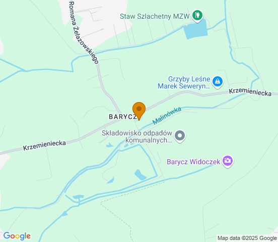 Mapa dojazdu do warsztatu samochodowego w miejscowości Kraków