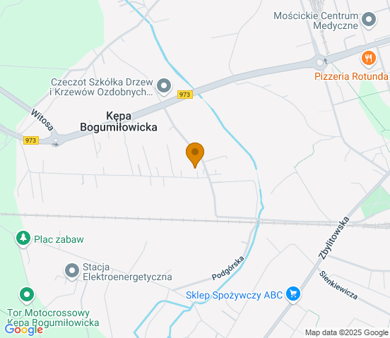 Mapa dojazdu do warsztatu samochodowego w miejscowości Tarnów