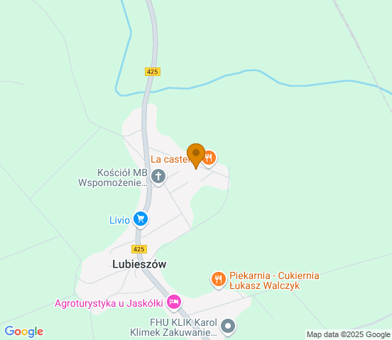 Mapa dojazdu do warsztatu samochodowego w miejscowości Dziergowice