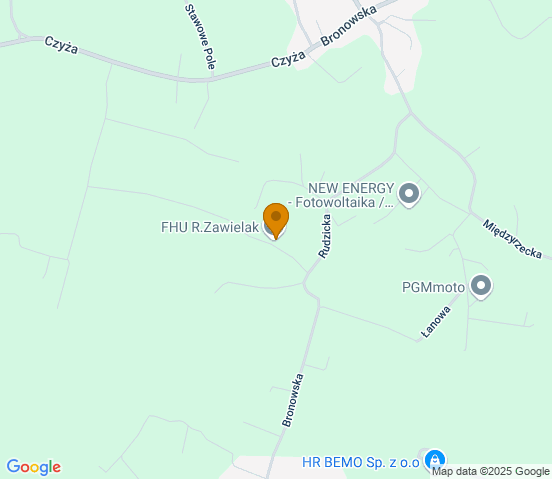 Mapa dojazdu do warsztatu samochodowego w miejscowości Czechowice-Dziedzice