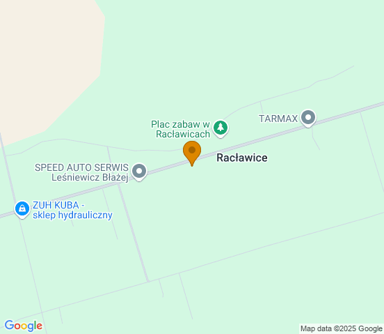 Mapa dojazdu do warsztatu samochodowego w miejscowości Kraszewice